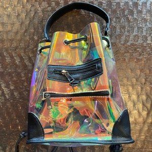 Colorful Cinch Backpack/Purse - Excellent Condition